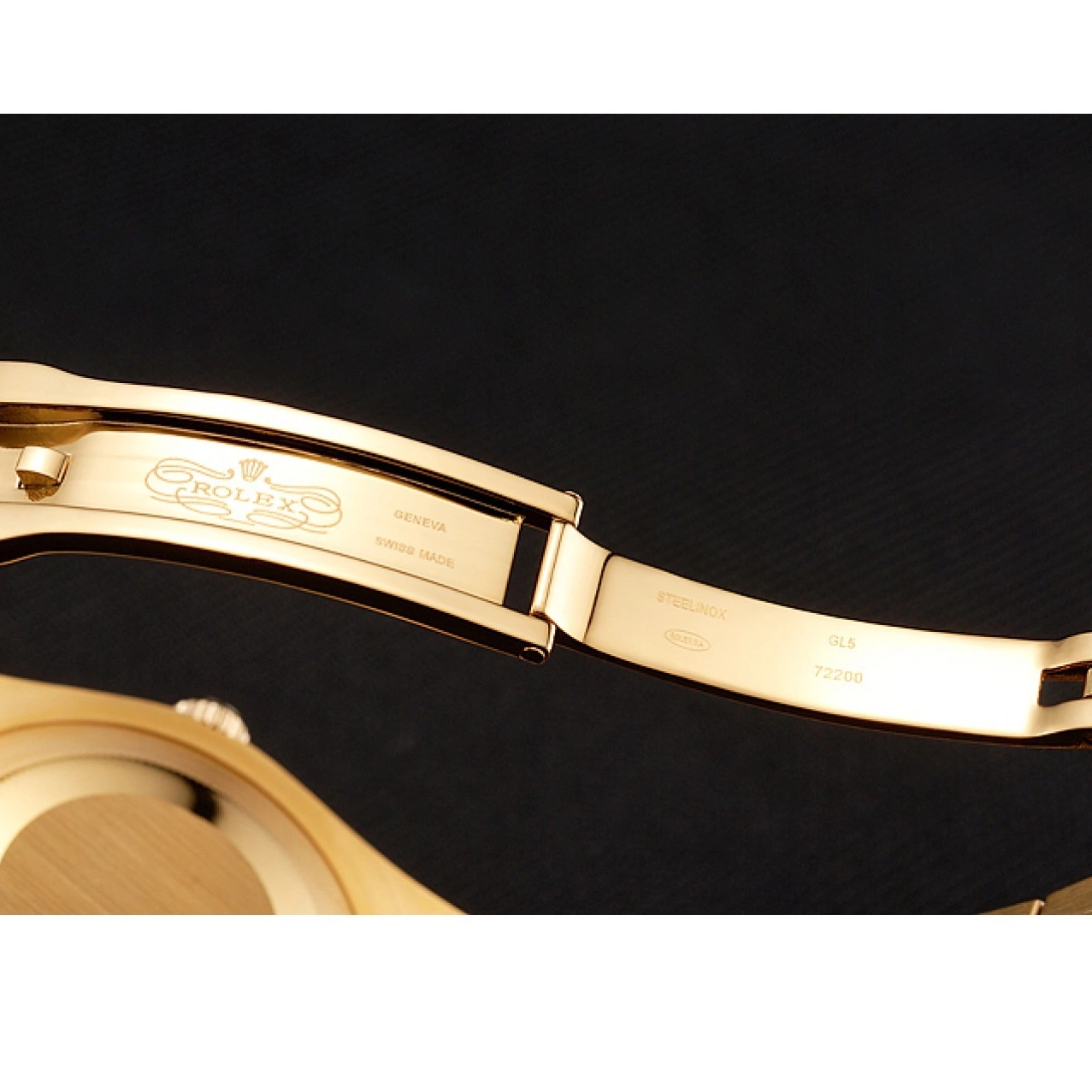 Best AAA Replica Sites 1454100 Champagne And Bracelet Swiss Rubies Dial Day-Date Diamonds Rolex Gold 0622
